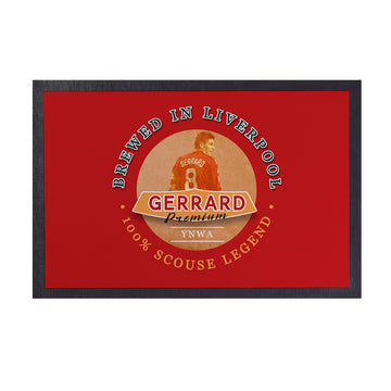 Liverpool Gerrard  - Football Legends - Door Mat -60cm X 40cm