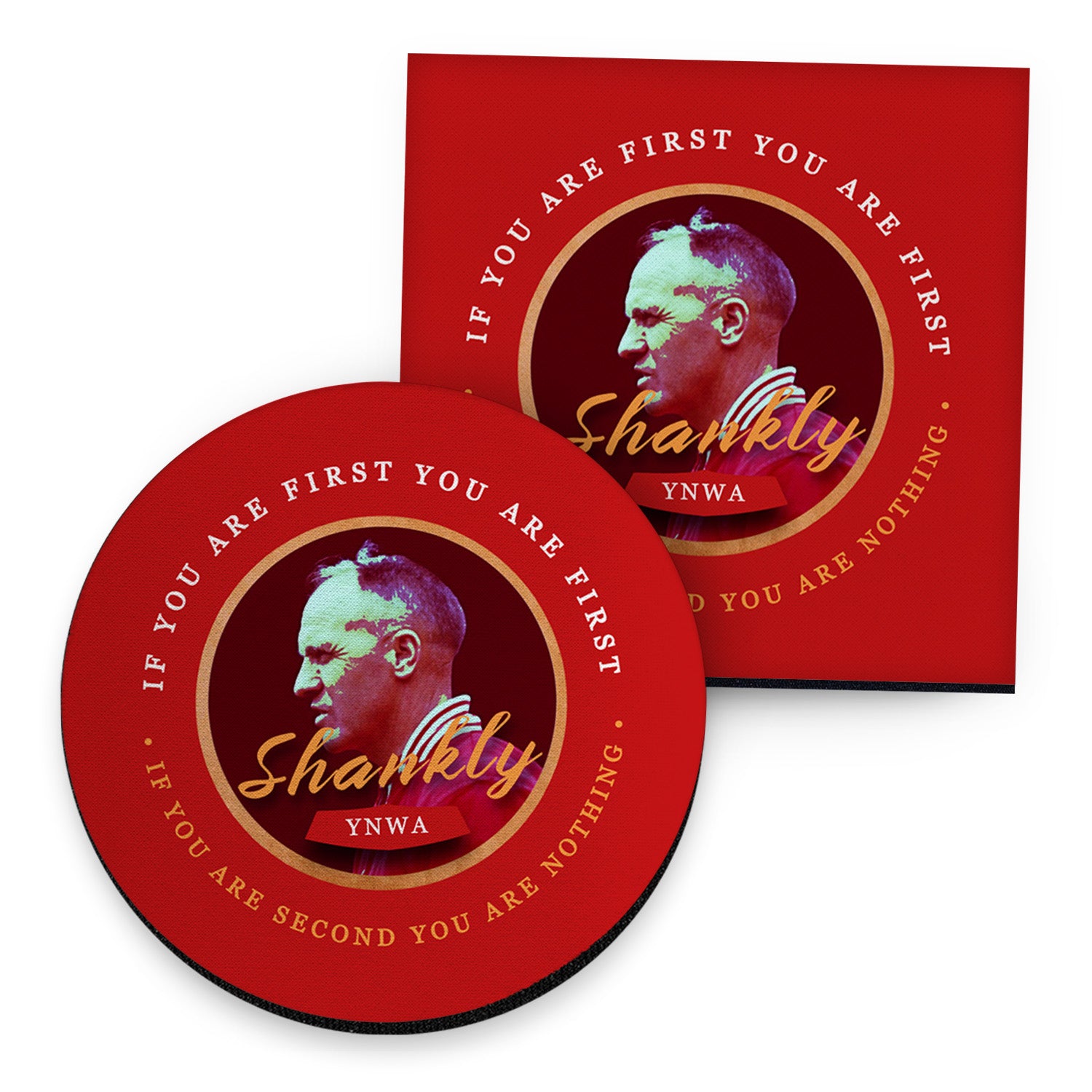 Liverpool Shankly - Football Coaster - Square Or Circle