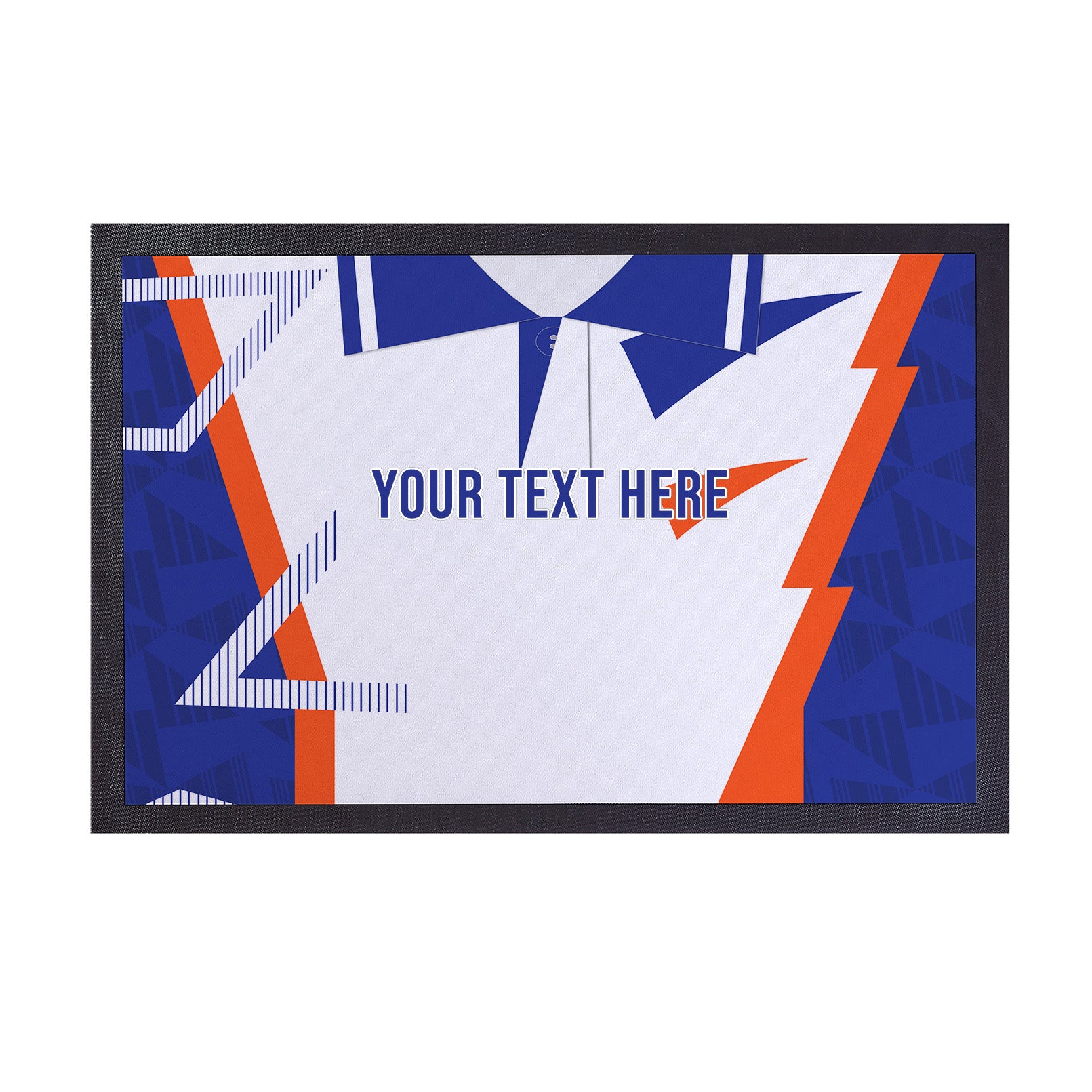 Luton - 1992 Away Shirt - Personalised Retro Door Mat - 60cm x 40cm