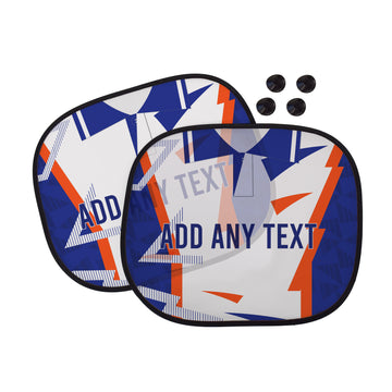 Luton 1992 Away Shirt - Personalised Retro Football Car Sun Shade - Set of 2