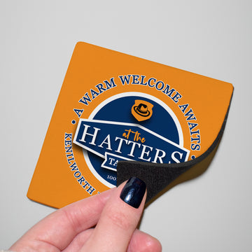 Luton Hatters - Football Coaster - Square Or Circle