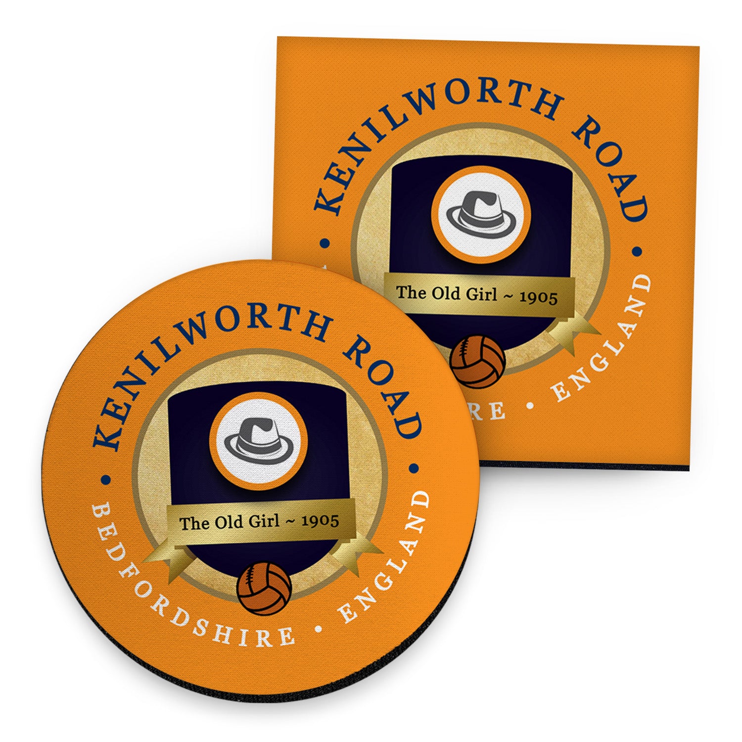 Luton Kenilworth Road - Football Coaster - Square Or Circle