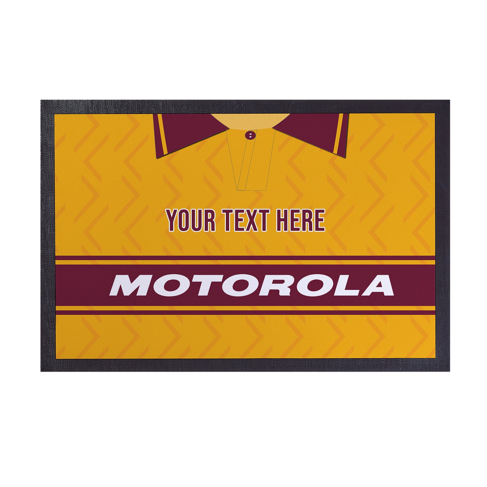 Motherwell 1994 Home Shirt - Personalised Retro Door Mat - 60cm x 40cm