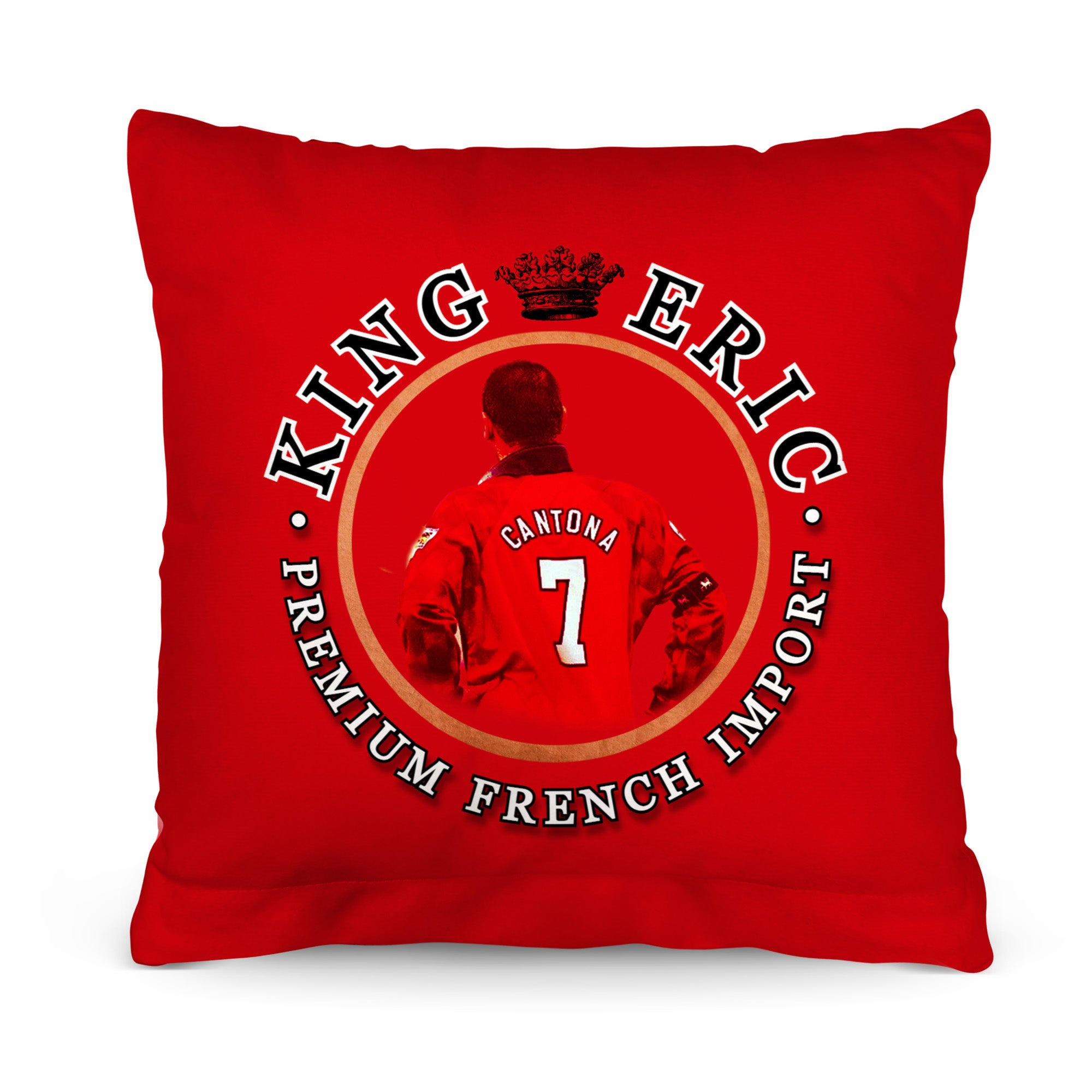 Manchester Red Cantona - Football Legends - Cushion 10"