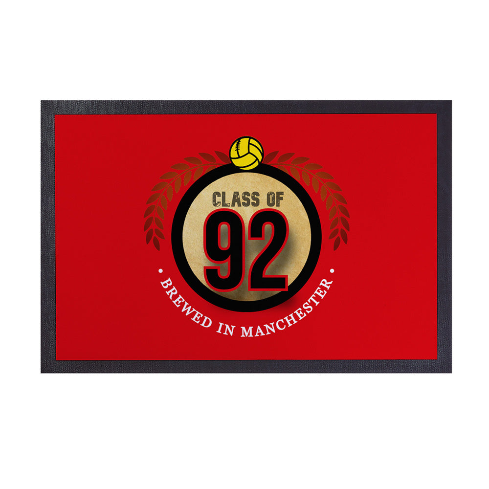 Manchester Red Class of 92  - Football Legends - Door Mat -60cm X 40cm