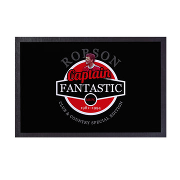 Manchester Red Robson  - Football Legends - Door Mat -60cm X 40cm