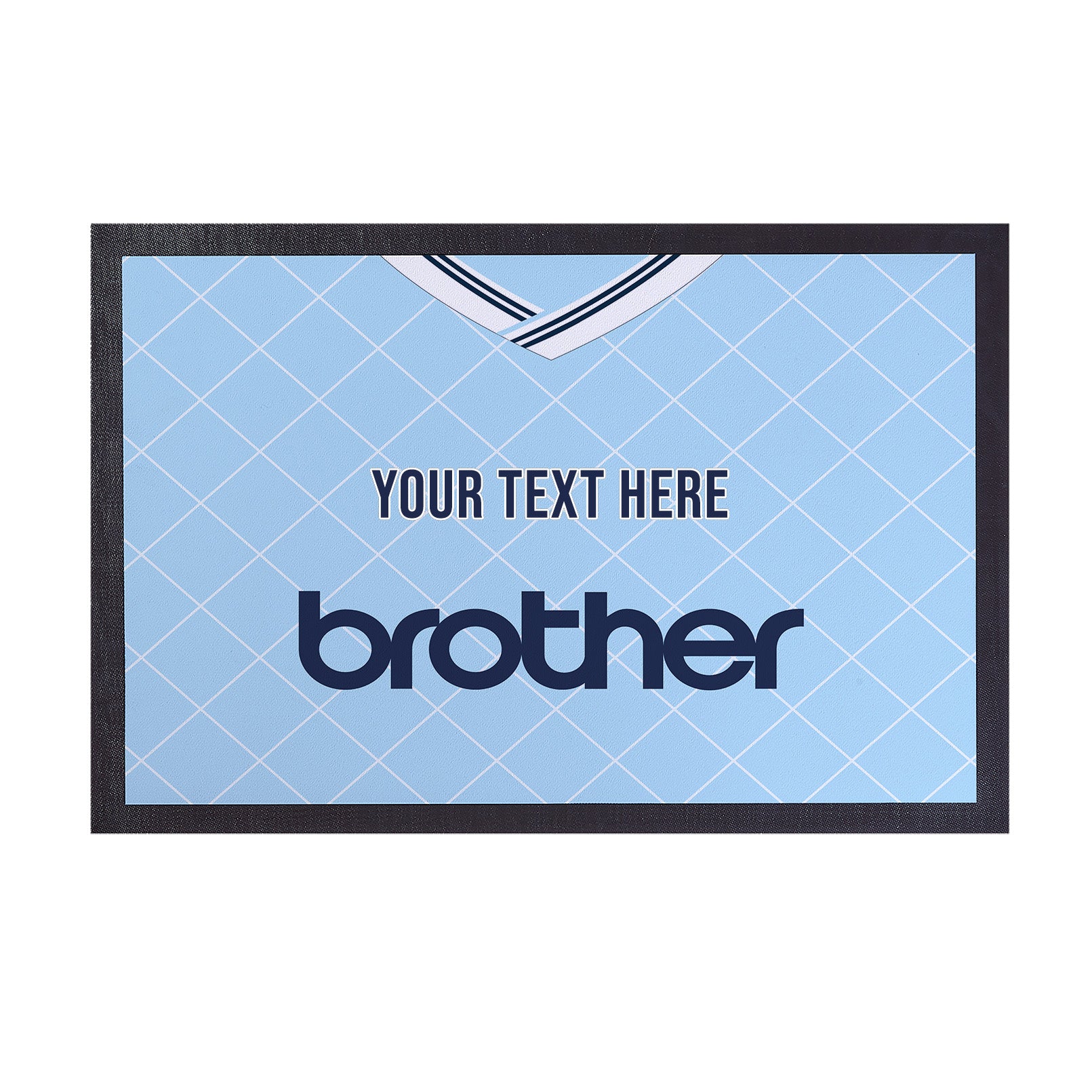 Manchester Blue 1988 Home Shirt - Personalised Retro Door Mat - 60cm x 40cm