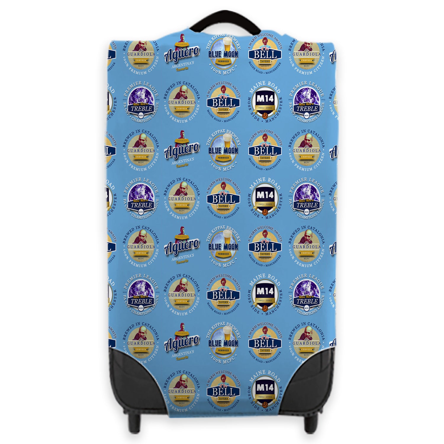 Manchester Blue - Football Legends - Luggage Cover - 3 Sizes