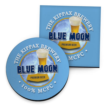 Manchester Blue Blue Moon - Football Coaster - Square Or Circle