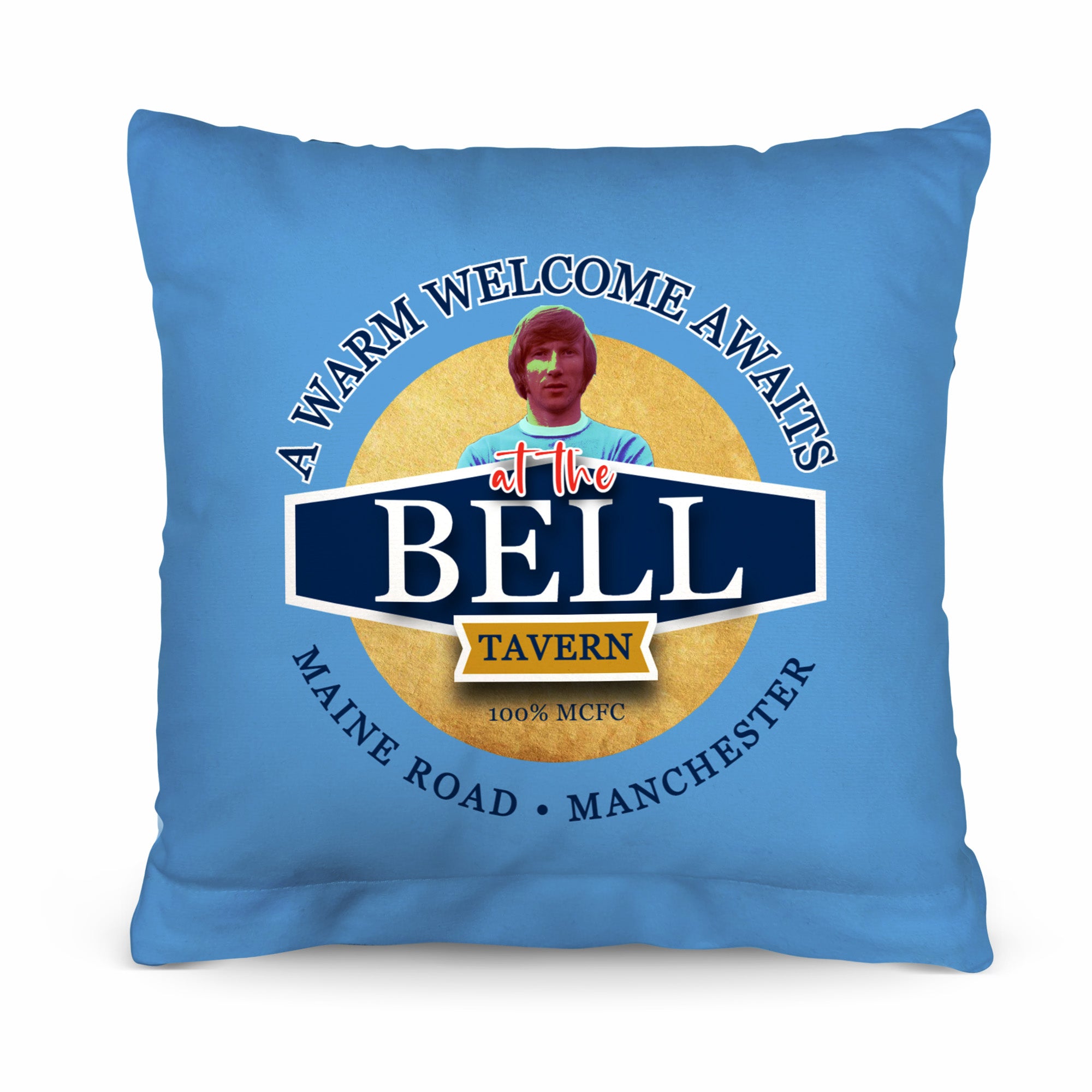 Manchester BlueColin Bell - Football Legends - Cushion 10"