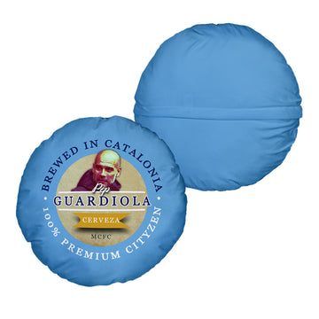 Manchester Blue Guardiola - Football Legends - Circle Cushion 14