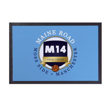 Manchester Blue Maine Road  - Football Legends - Door Mat -60cm X 40cm