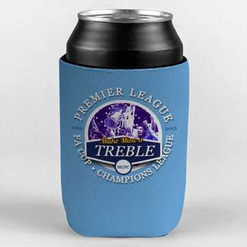Manchester Blue Treble - Football Legends - Can Cooler