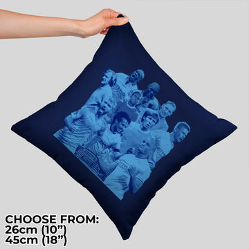 Manchester Blue Montage - Cushion - Two Sizes