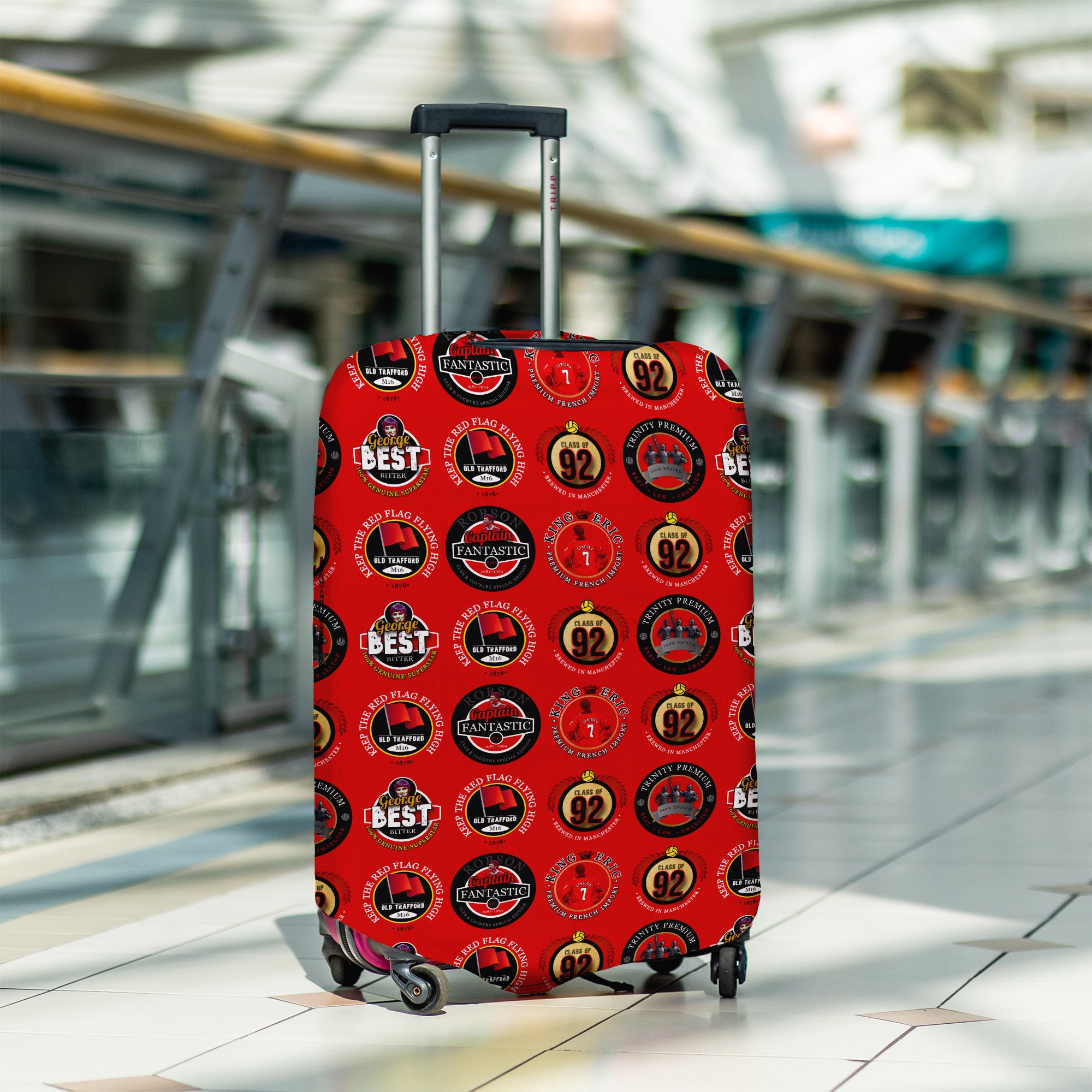 Man UTD Football Legends Luggage Cover 3 Sizes