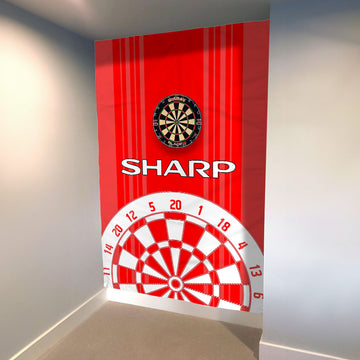 Manchester Red - 1999 Home - Personalised Darts Wall Banner - Two Sizes