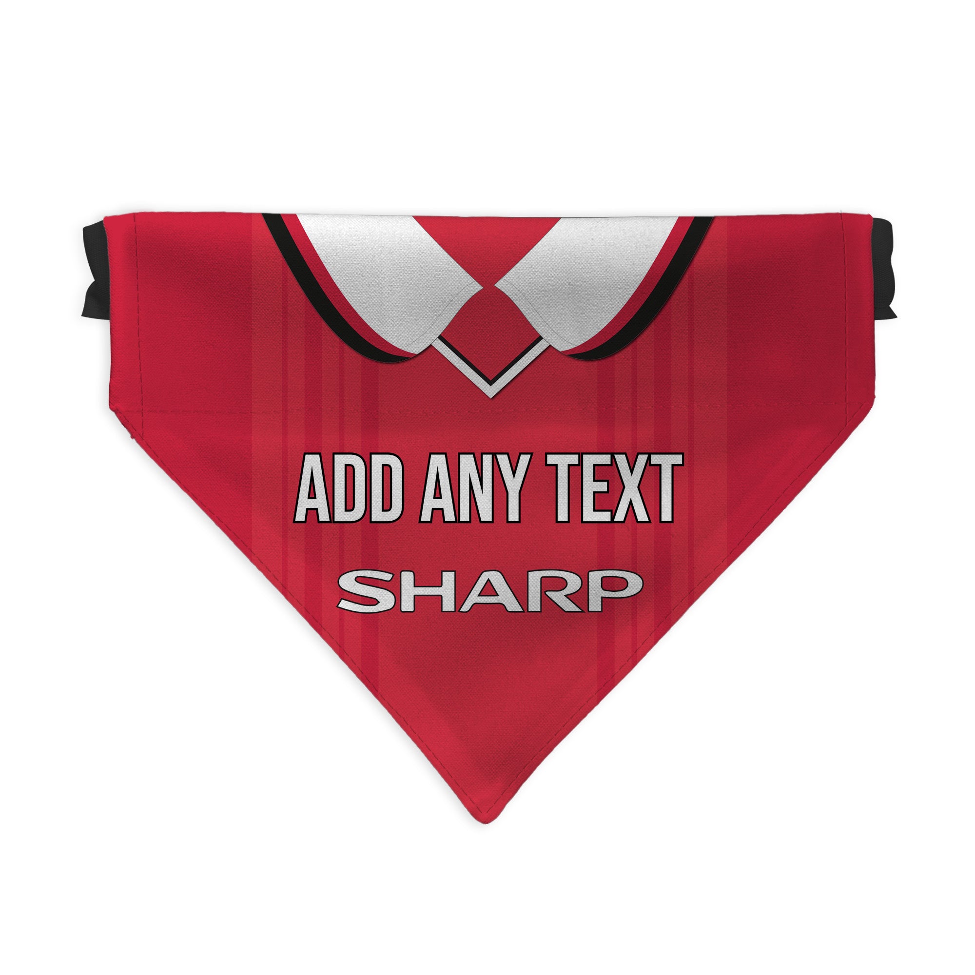 Manchester Red 1999 Home Retro Shirt - Personalised Pet Bandana - 4 Sizes