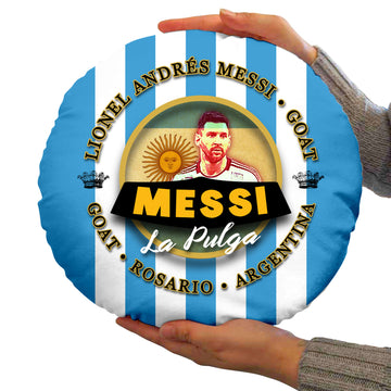 Argentina Messi  - Legend Collection - Circle Cushion 14