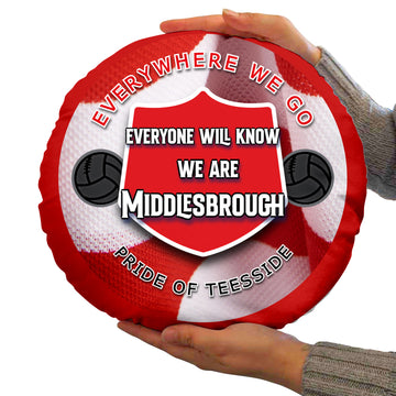 Middlesbrough Everywhere - Football Legends - Circle Cushion 14