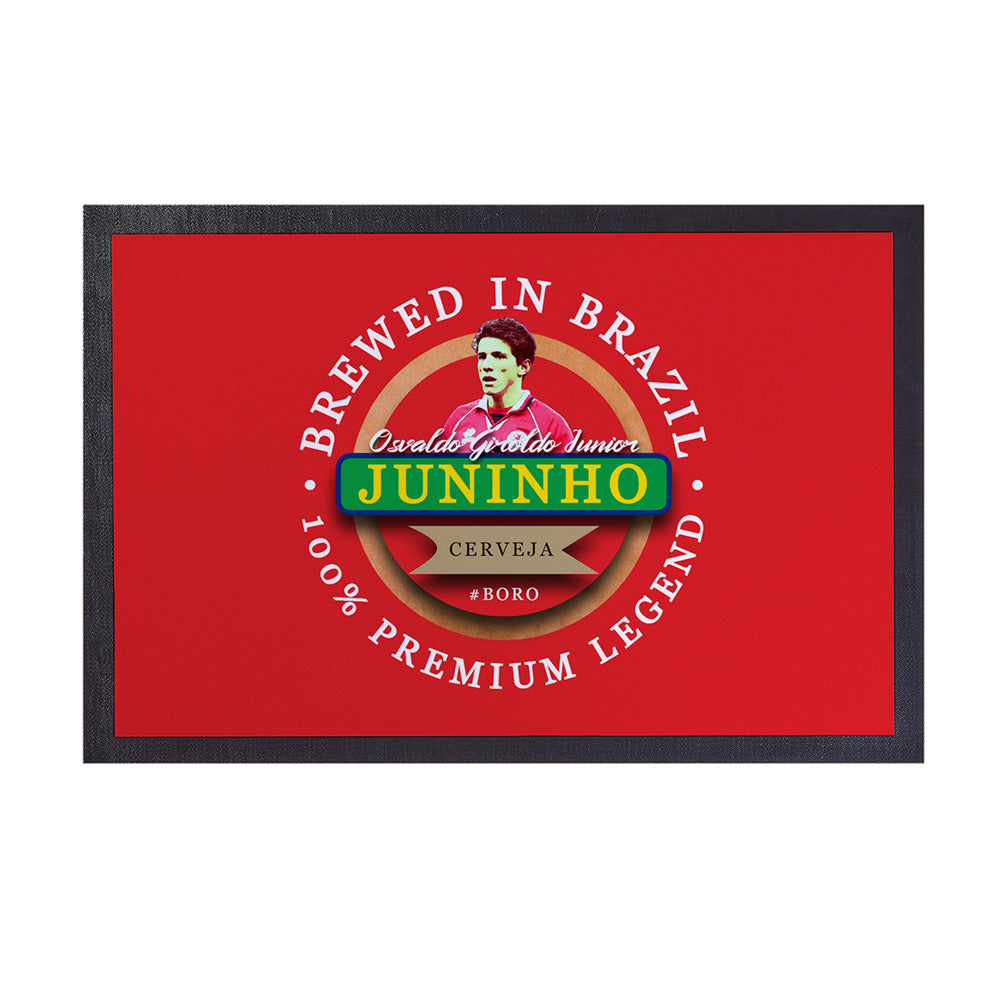 Middlesbrough Juninho  - Football Legends - Door Mat -60cm X 40cm