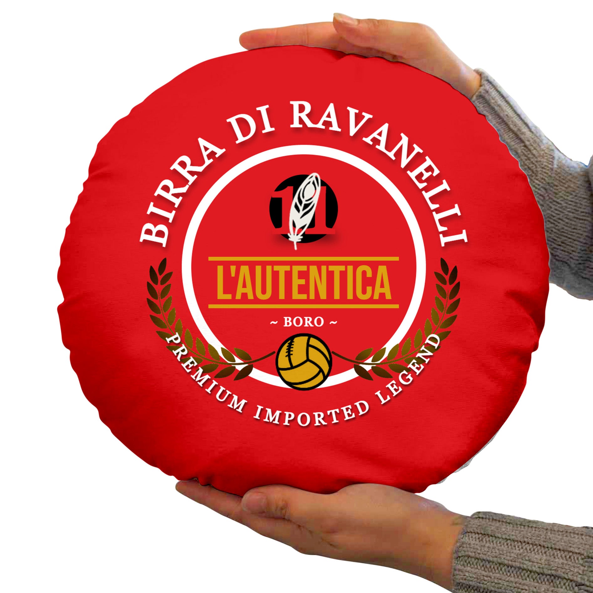 Middlesbrough Ravanelli - Football Legends - Circle Cushion 14"