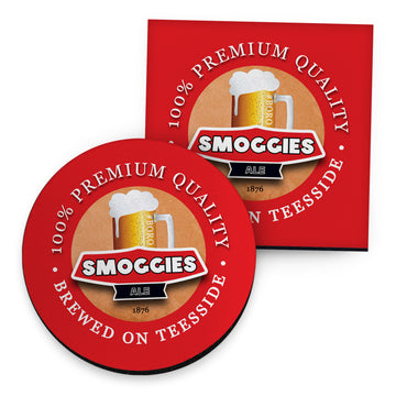 Middlesbrough Smoggies - Football Coaster - Square Or Circle