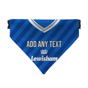 The Lions 1987 Home Retro Shirt - Personalised Pet Bandana - 4 Sizes