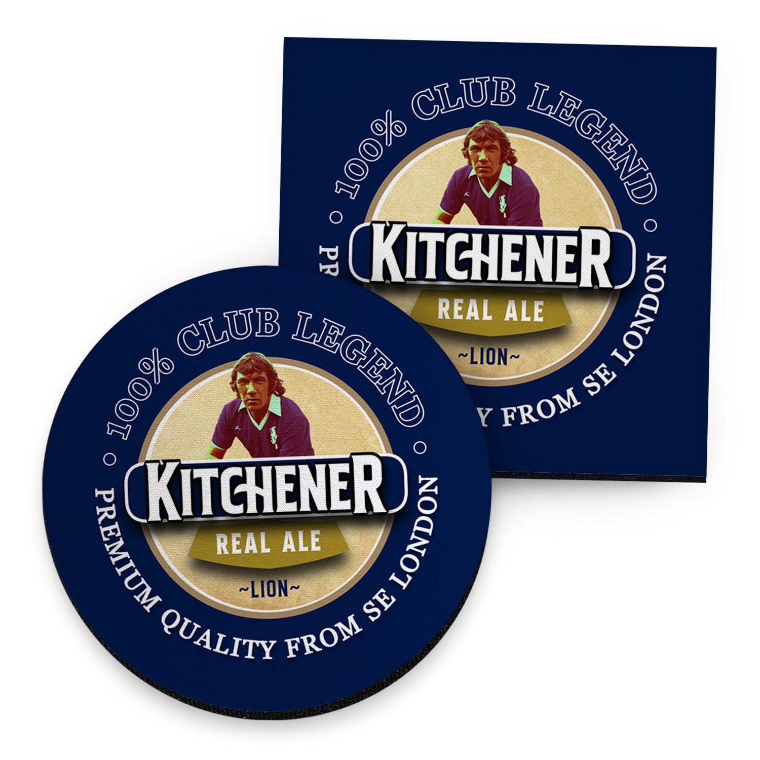 The Lions Kitchener - Football Coaster - Square Or Circle