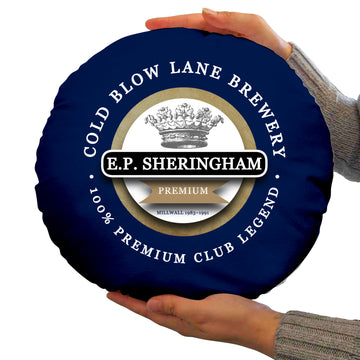 The Lions Sheringham - Football Legends - Circle Cushion 14