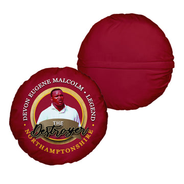 Northamptonshire Cricket Destroyer  - Legend Collection - Circle Cushion 14