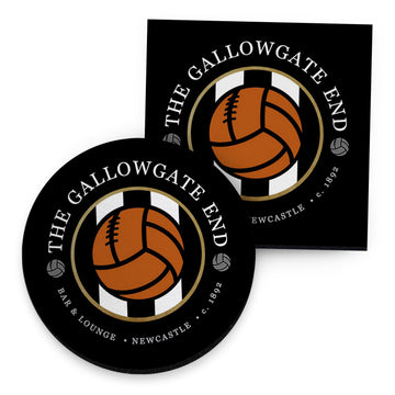 Newcastle Gallowgate - Football Coaster - Square Or Circle