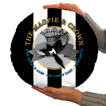 Newcastle Magpie - Football Legends - Circle Cushion 14