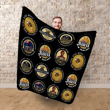 New Zealand Rugby League - Legend Collection - Fleece Blanket 150cm X 150cm