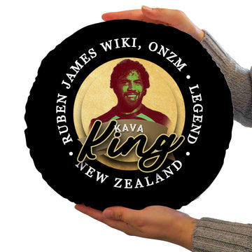 New Zealand Rugby League King  - Legend Collection - Circle Cushion 14