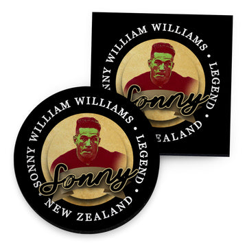 New Zealand Rugby Union Sonny - Coaster - Circle or Square