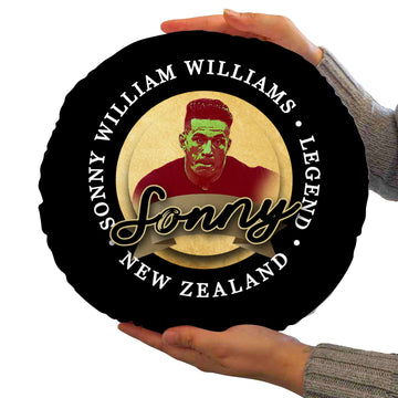 New Zealand Rugby Union Sonny  - Legend Collection - Circle Cushion 14