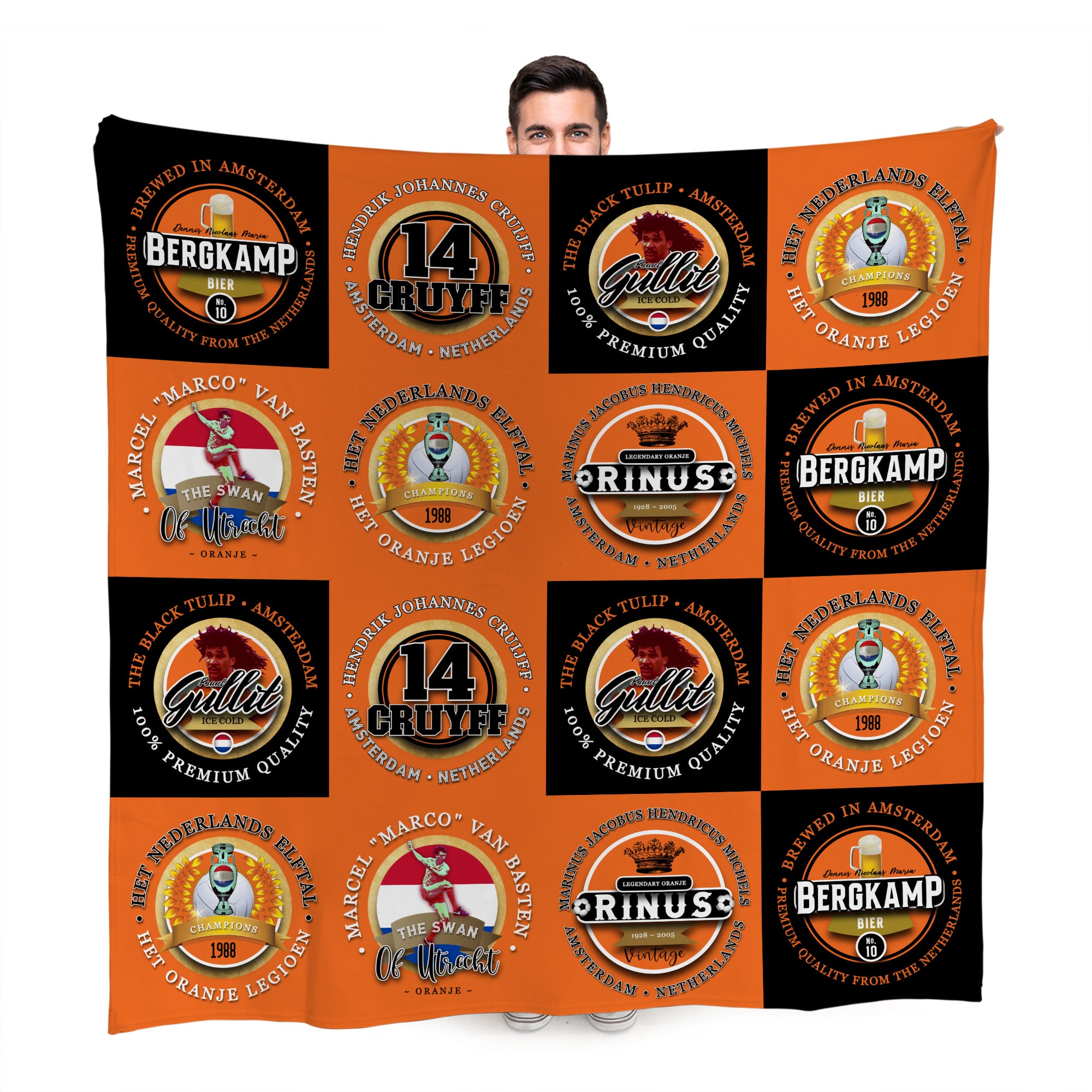 Netherlands - Legend Collection - Fleece Blanket 150cm X 150cm