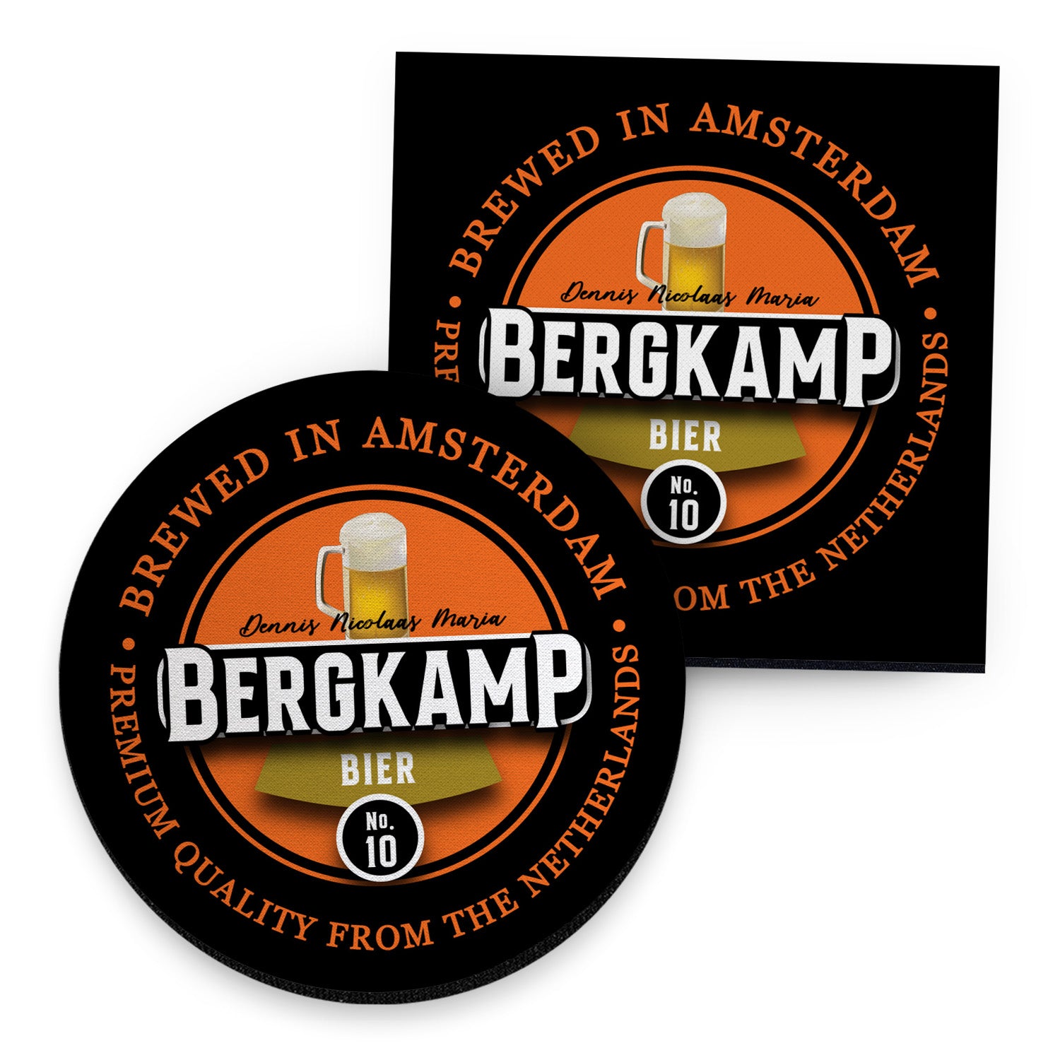 Netherlands Bergkamp - Coaster - Circle or Square