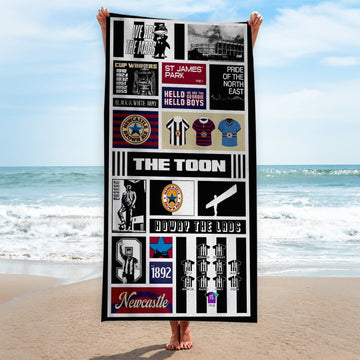 Newcastle History - Beach Towel -