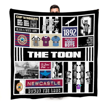 Newcastle History - Fleece 150cm X 150cm