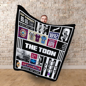 Newcastle History - Fleece 150cm X 150cm