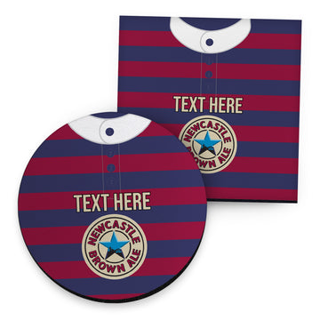 Newcastle 1996 Away Shirt - Personalised Drink Coaster - Square Or Circle