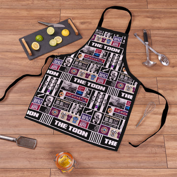 Newcastle History Montage - Personalised Retro Football Adults Apron