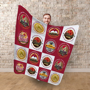 Northamptonshire - Legend Collection - Fleece Blanket 150cm X 150cm