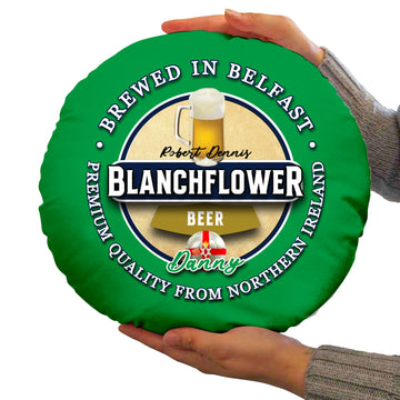 Northern Ireland Blanchflower Circle Cushion 14