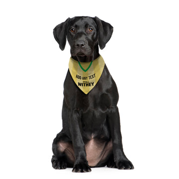 Norwich 1985 Home Shirt - Personalised Pet Bandana - 4 Sizes