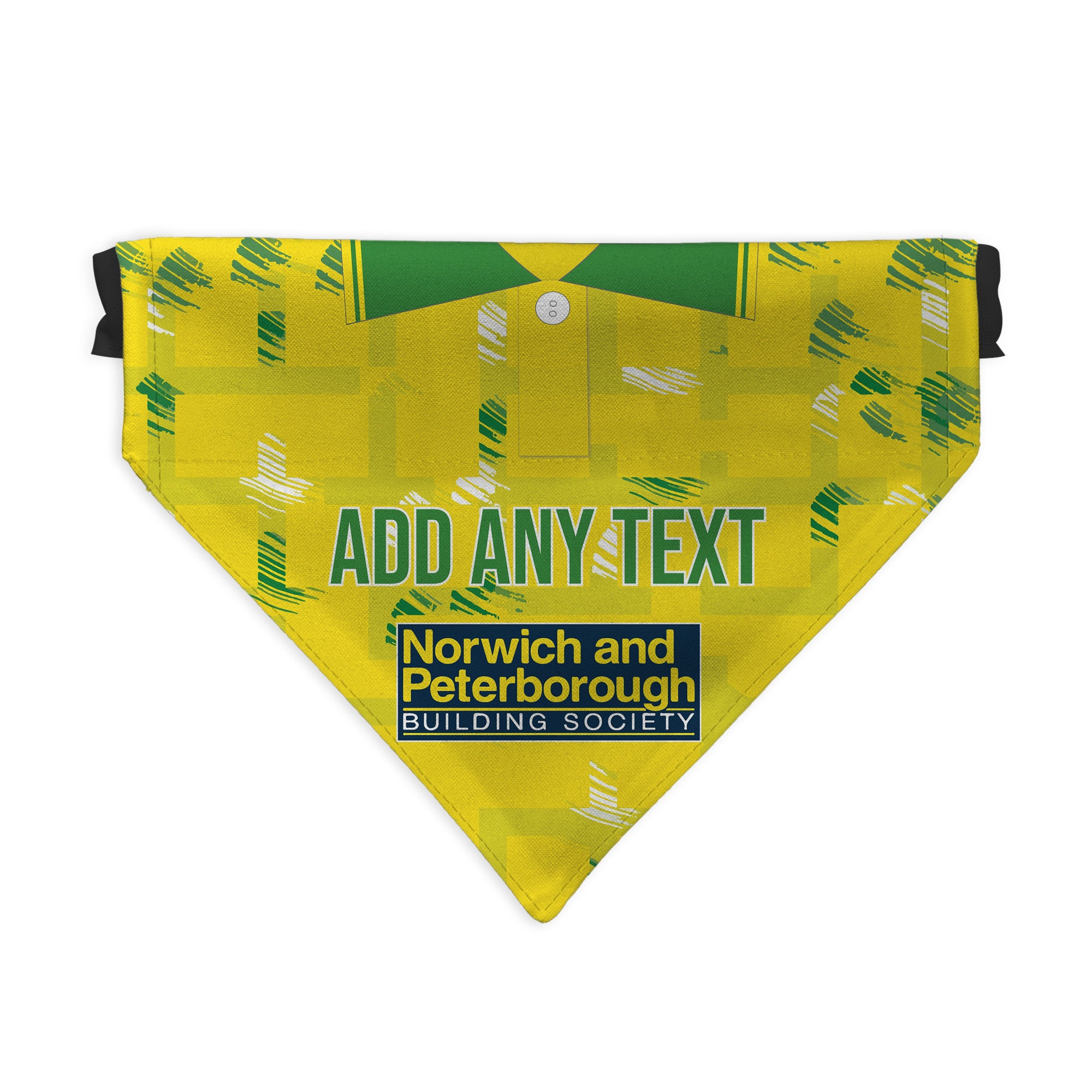 Norwich 1994 Home Shirt - Personalised Pet Bandana - 4 Sizes