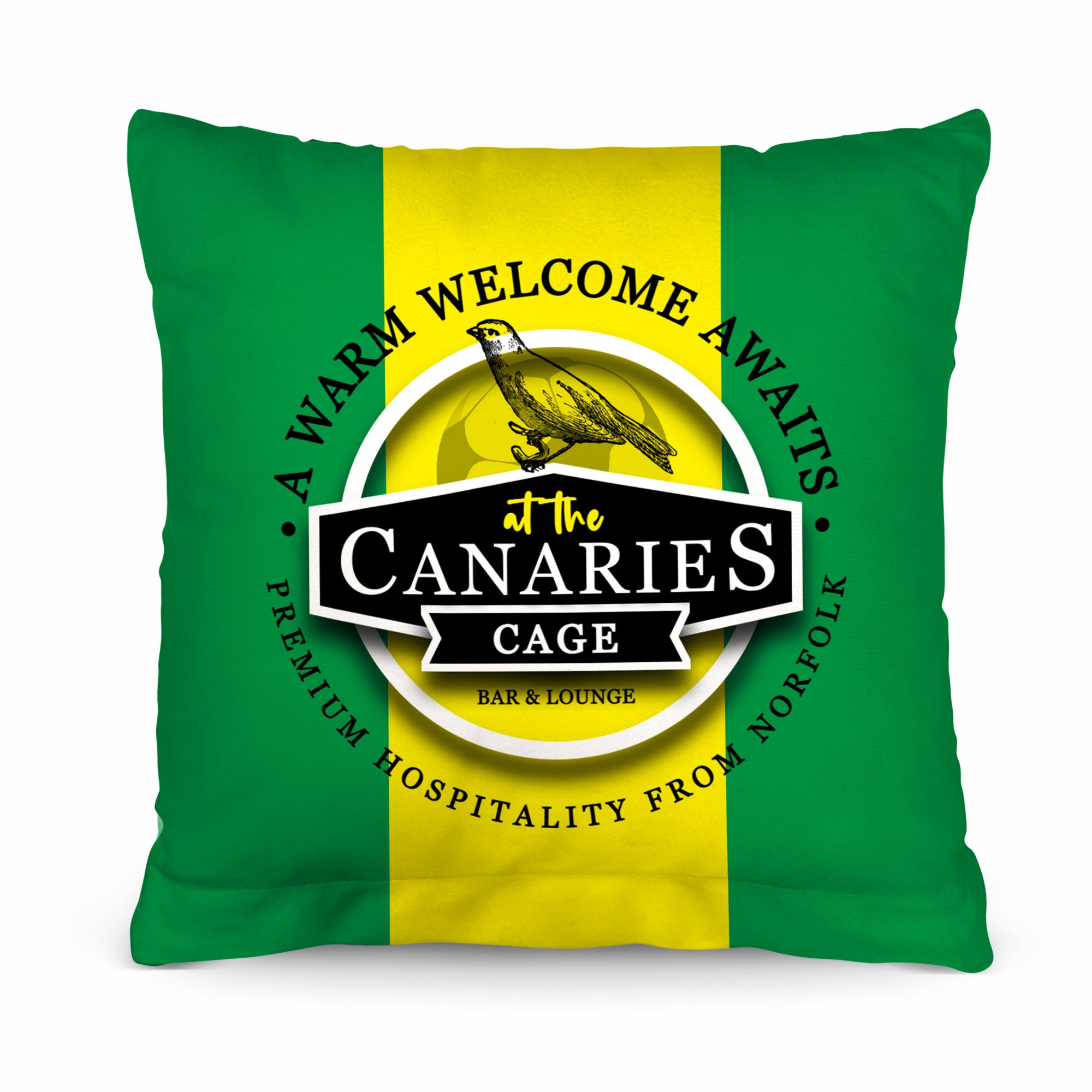 Norwich Canaries - Football Legends - Cushion 10"