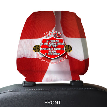 Nottingham City Ground Song - Football Legends - Headrest Cover