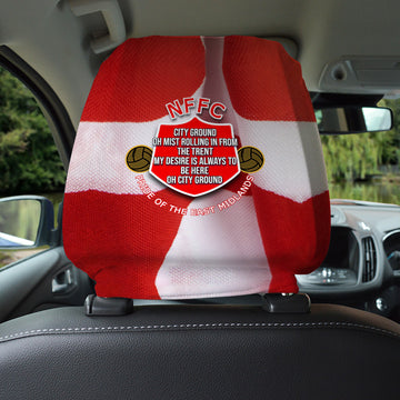 Nottingham City Ground Song - Football Legends - Headrest Cover